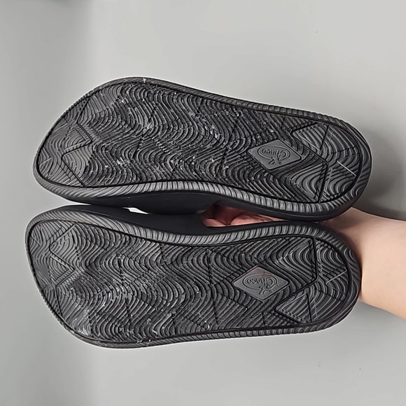 Chaco Chillos Slide Black/Black Comfort Sandal Men's US Sz 12 - Picture 10 of 10